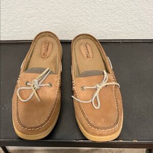 Women’s Sperry Light Brown Boat Shoes